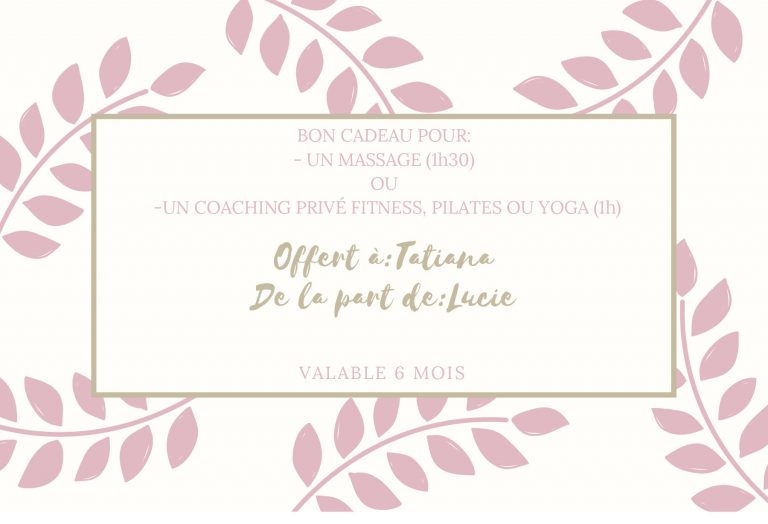 Tatiana Orlhac - Zen and Boost - Bon cadeau