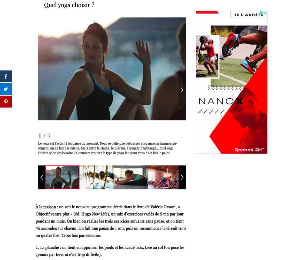 Zen and Boost - Presse - Elle : Renforcement musculaire, les meilleurs sports et techniques de pro